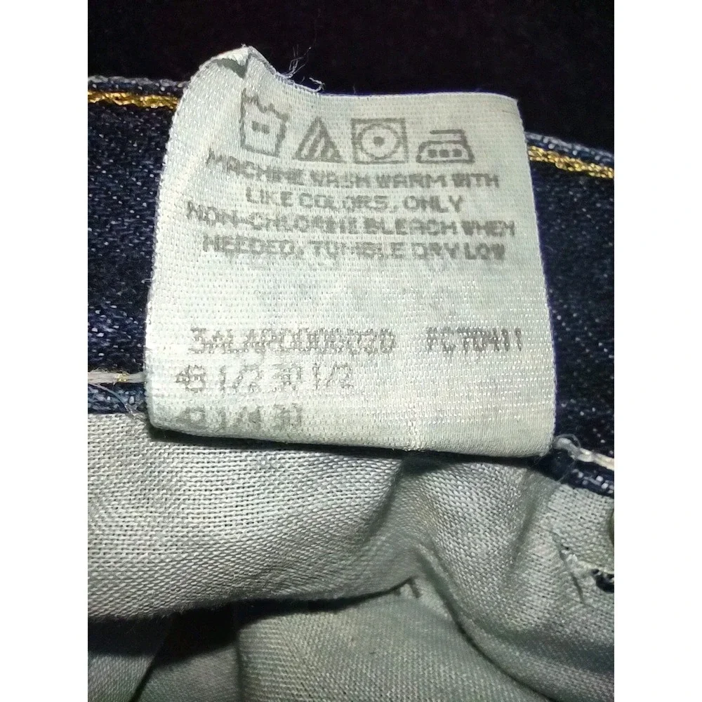 Wrangler Jeans Men's Size 42x30‎ Blue Straight Leg Denim Dark Wash 5 Pocket